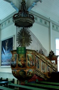 Rantsila Church Pulpit 20150704 02