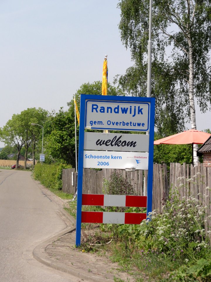 Randwijk welkomstbord