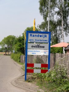 Randwijk welkomstbord