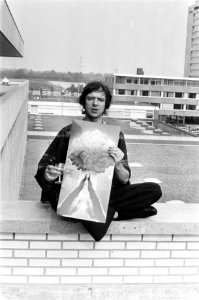 Ramses Shaffy met nieuwe langspeelplaat Sunset Sunkiss te Amsterdam, Bestanddeelnr 923-6135