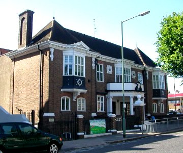 Ralli Hall, Denmark Villas, Hove (July 2010, from East)