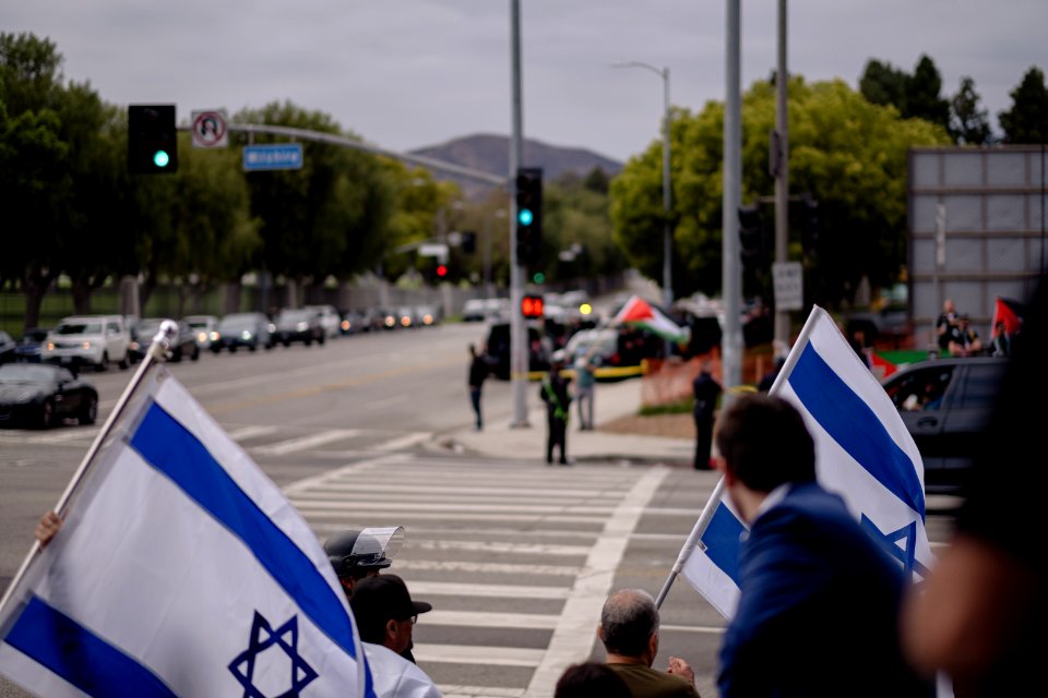 Rally in support of Israel on May 16th, 2021 in Los Angeles 18