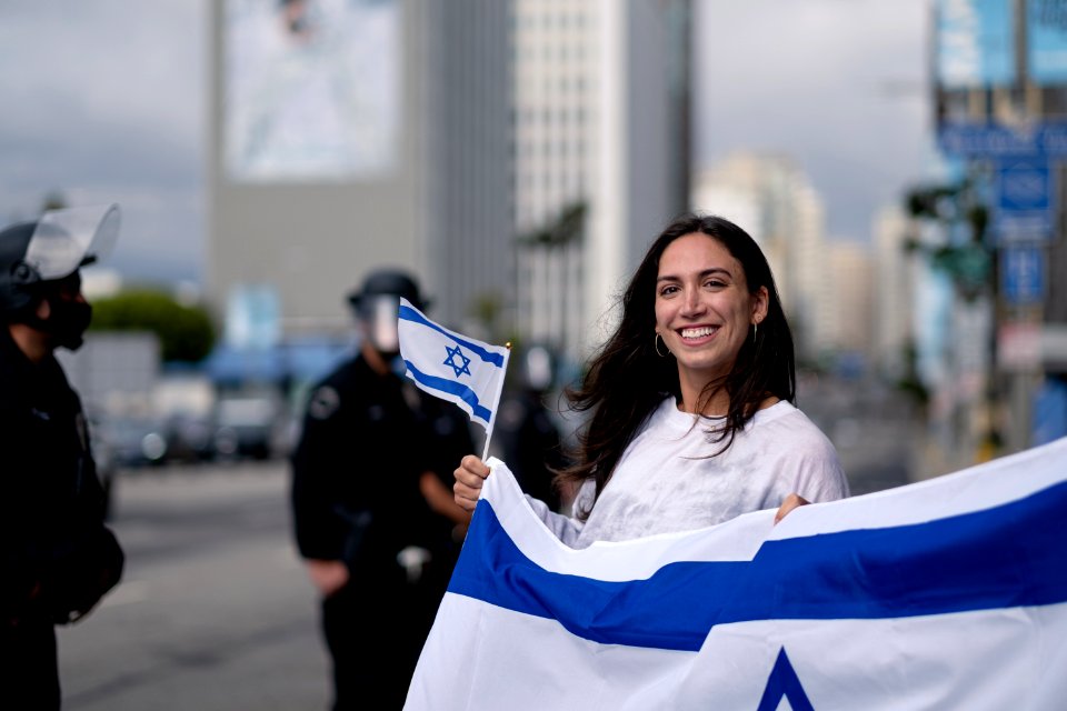 Rally in support of Israel on May 16th, 2021 in Los Angeles 16