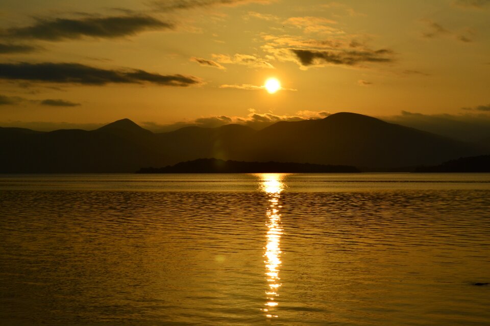 Scottish lake water