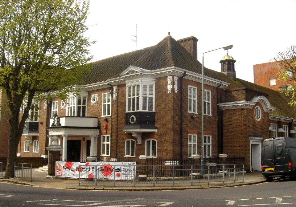 Ralli Hall, 81 Denmark Villas, Hove (NHLE Code 1298671) (April 2009)