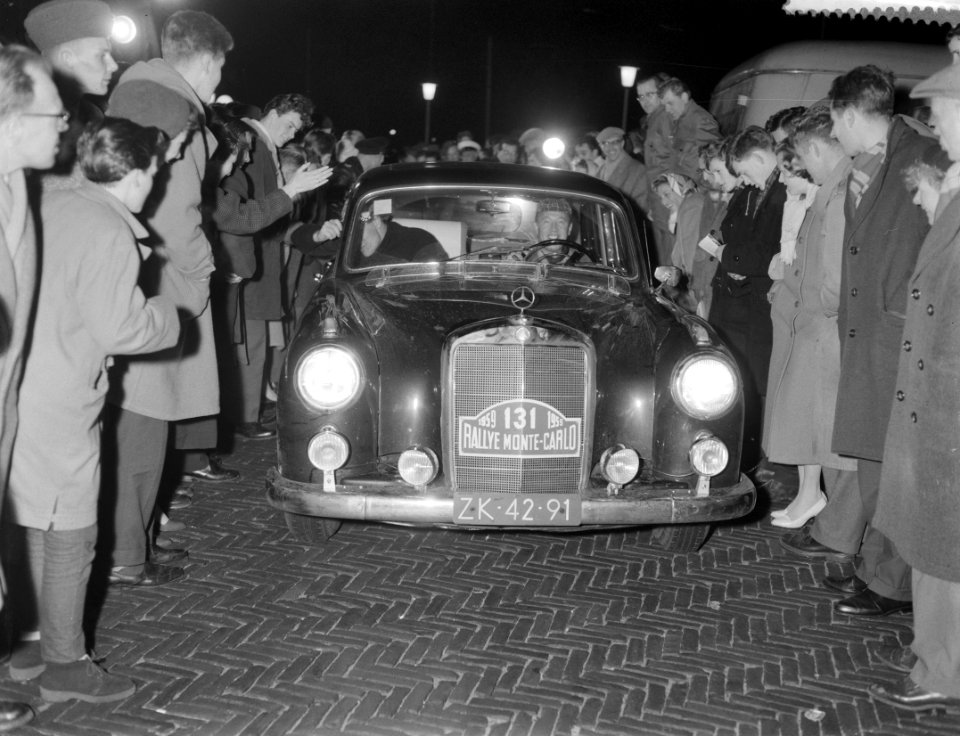 Rally Monte Carlo 1959 ( Hans Tak in Mercedes), Bestanddeelnr 910-1022