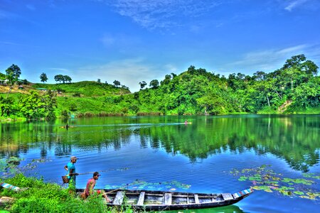 Water landscape travel
