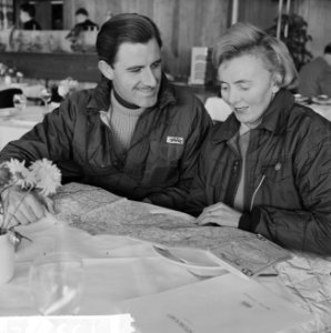 Rally de Monte Carlo , de wereldkampioen autorennen 1963 Graham Hill samen met A, Bestanddeelnr 915-9592