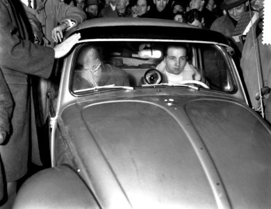 Rally Monte Carlo 1959 ( H W Megens jr Ned) mederijder B M Bremmers(Volksw, Bestanddeelnr 910-1028
