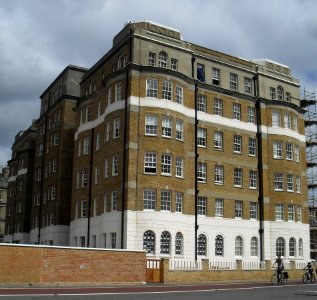 Rear of Courtenay Gate, Kingsway, Hove (August 2010)