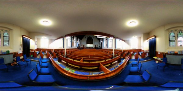 Rear, Beulah Baptist Church, Bexhill (360 panorama)