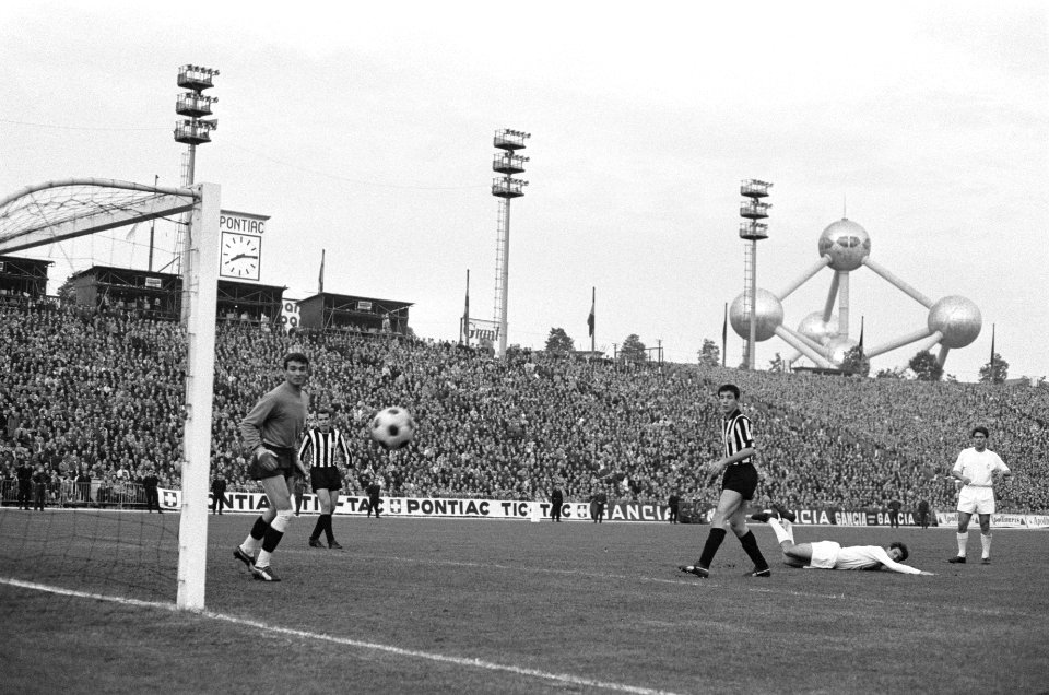 Real Madrid tegen Partizan 2-1 te Brussel, spelmomenten, Bestanddeelnr 919-1280