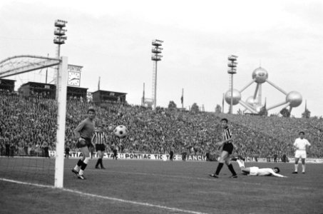 Real Madrid tegen Partizan 2-1 te Brussel, spelmomenten, Bestanddeelnr 919-1280