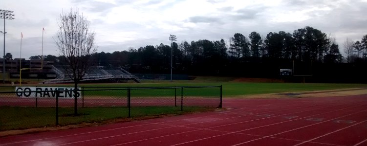 Ravenscroft School track and football field photo