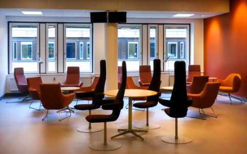 Reading room in the library - NÄL hospital