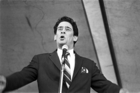 Reagan-imitator spreekt in het Zuiderpark, Bestanddeelnr 932-7512