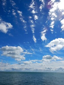 Blue scene sea