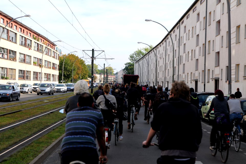 RCC care for future antfascist bicycle demonstration 2020-10-03 20