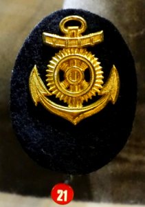 Rating insignia, Petty officer working in control room, U-505 - Museum of Science and Industry (Chicago) - DSC06759