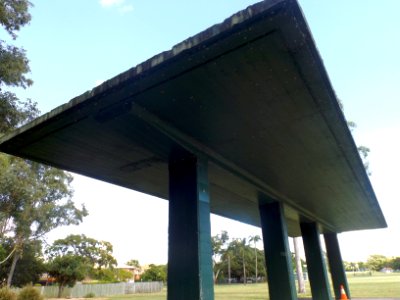 Raymond Park (East) Air Raid Shelter roof