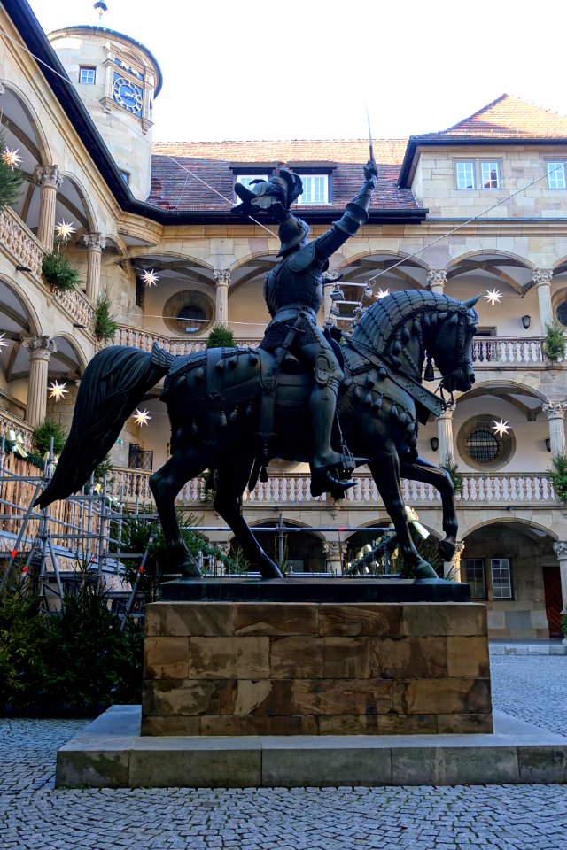 Reiterstandbild Herzog Eberhard im Bart - Landesmuseum Württemberg - Stuttgart, Germany - DSC03411