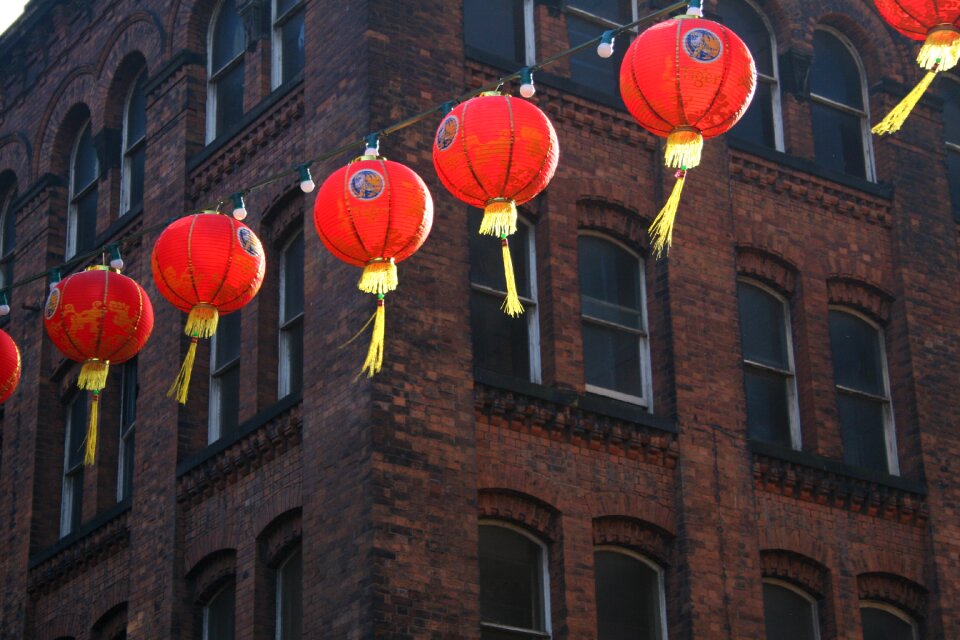 Chinese new lantern photo