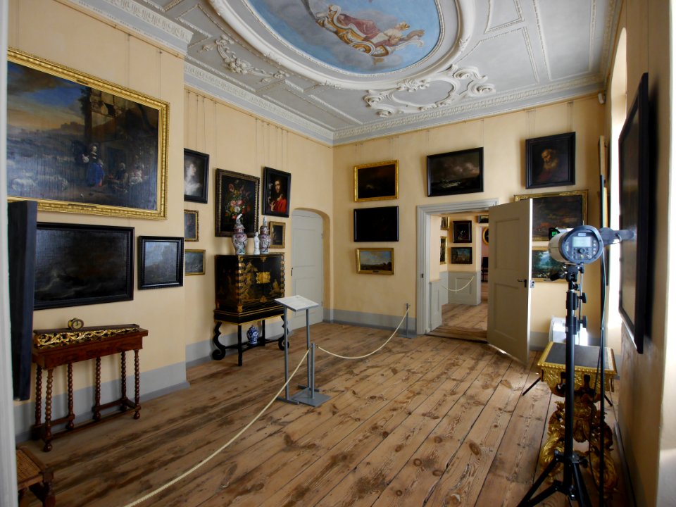 Raumübersicht Kabinett der Kurfürstin, Schloss Caputh – P1020681
