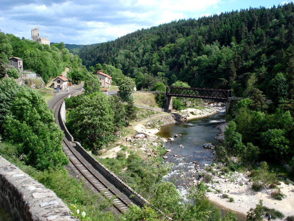 Rauret - à Joncherette- Allier, chemin de fer, château de Jonchères