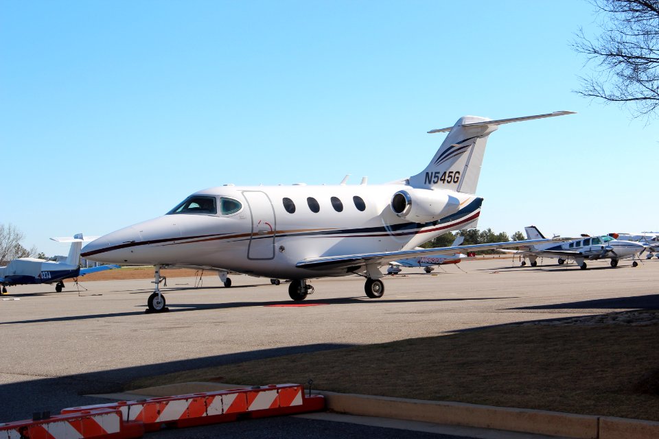 Raytheon 390 Premier I at Cherokee County Regional Airport, Feb 2017
