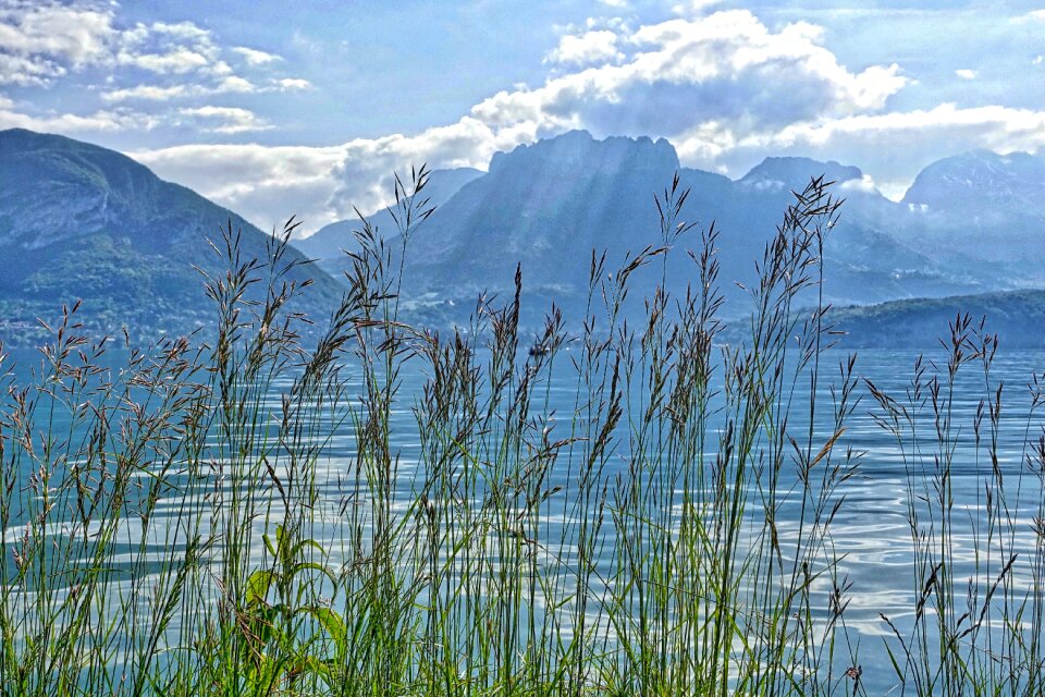 Mountains landscape grass