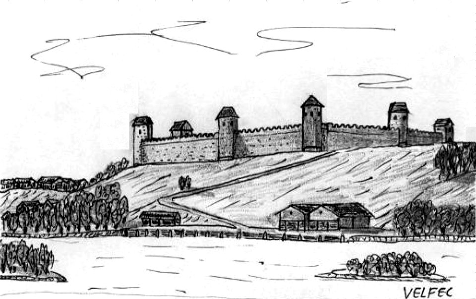Rekonstruktionsskizze zürich-lindenhof