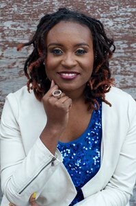Smiling woman black woman