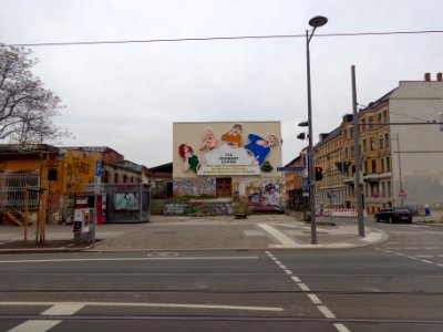 Reklame der Feinkost Leipzig 2016