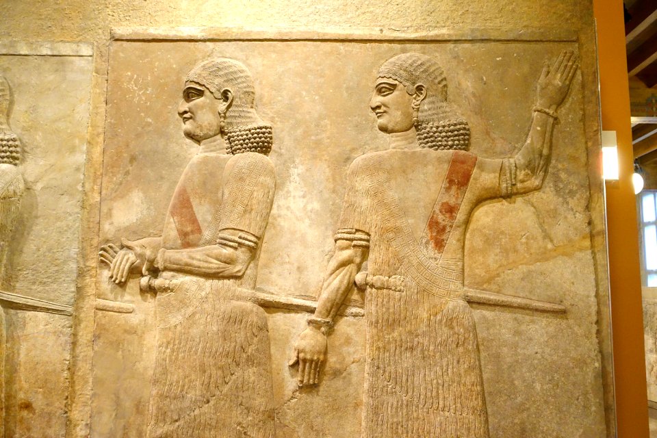 Relief B, section 3 of 3 detail - Palace of Sargon II, Khorsabad - Oriental Institute Museum, University of Chicago - DSC07552
