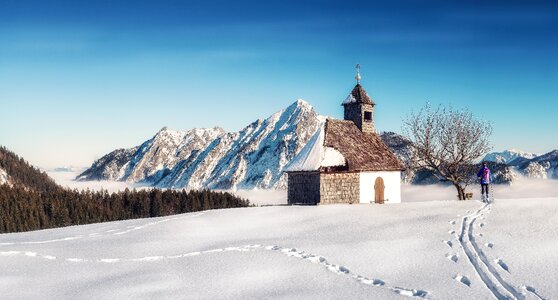 Alpine landscape nature photo