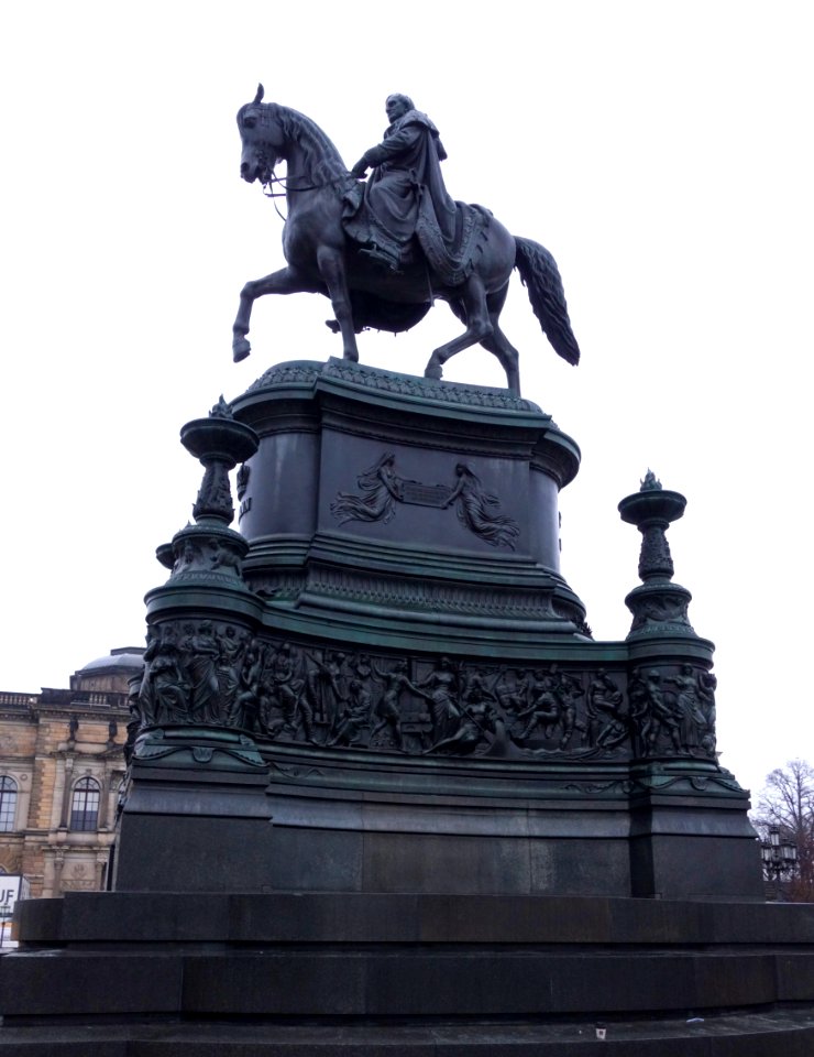 Reiterstandbild König Johann (Dresden) - DSC07828