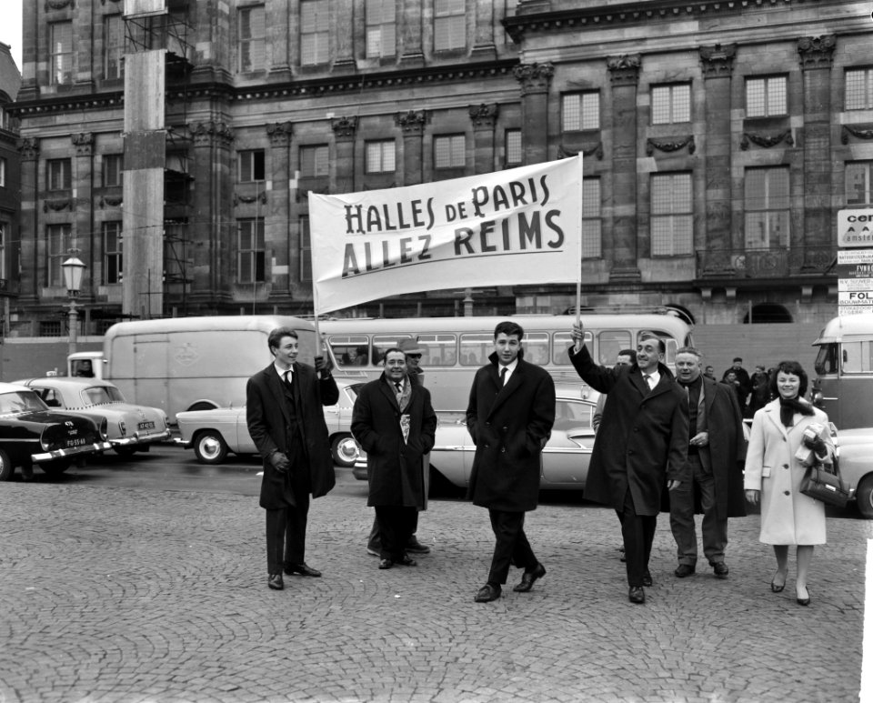 Reims-supporters brachten bezoek aan Amsterdam, Bestanddeelnr 914-9240