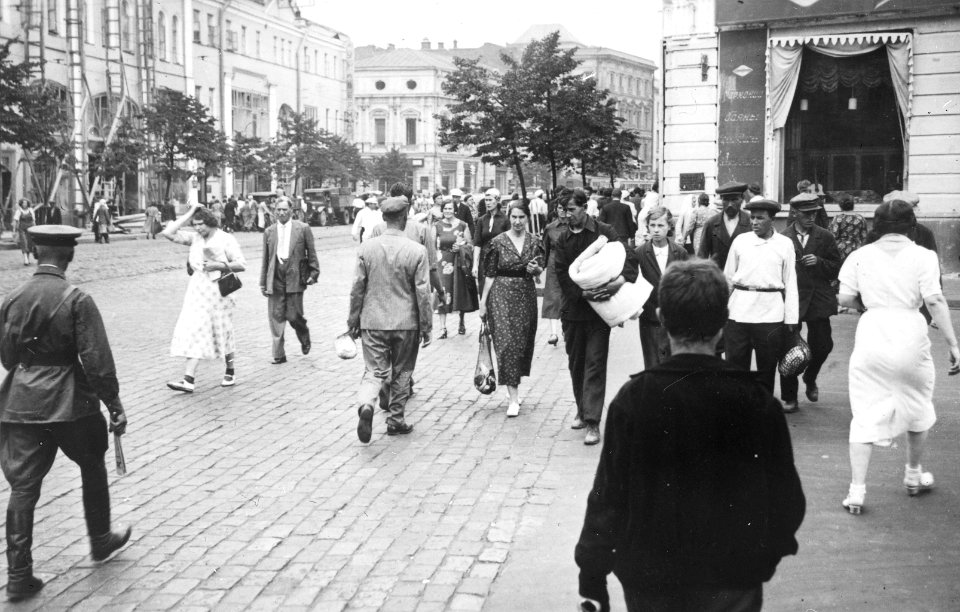 Reis naar rusland, stadsgezichten, moskou, Bestanddeelnr 195-0118