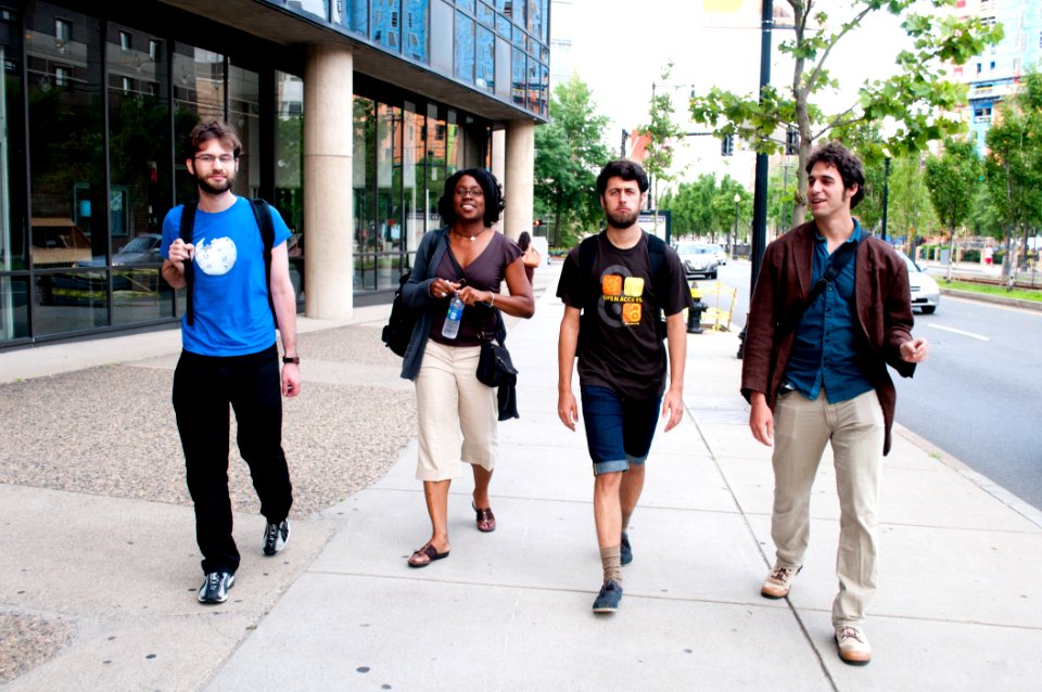 Regional Ambassadors walking in Boston