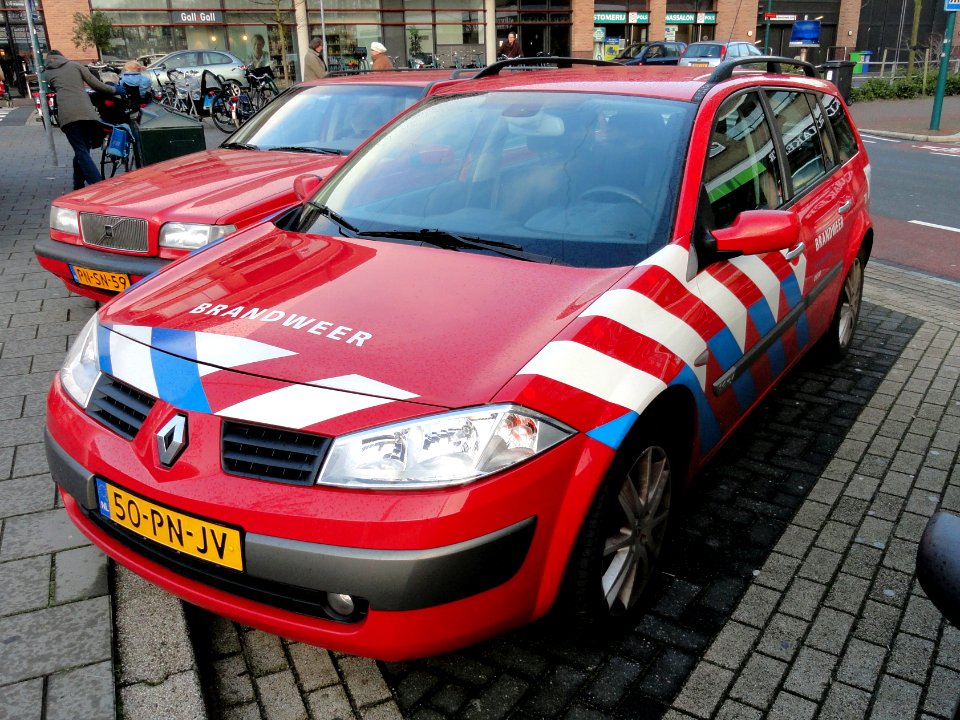 Renault Brandweer at oegstgeest, Netherlands