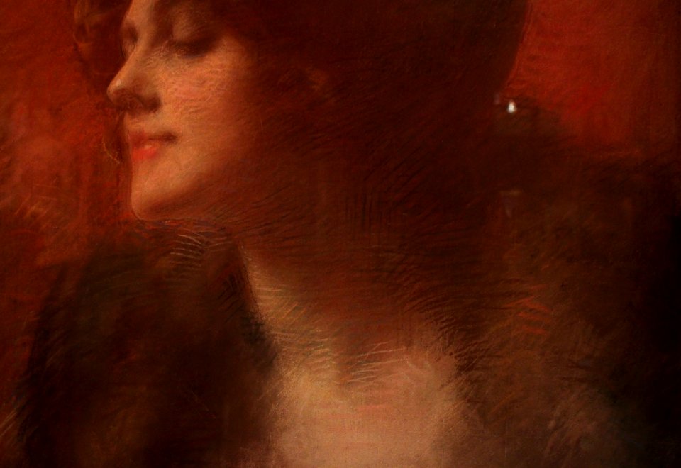 René Gilbert Portrait de femme à l'aigrette Petit Palais 29122017 2