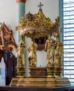 Relic in Santa Barbara Church photo
