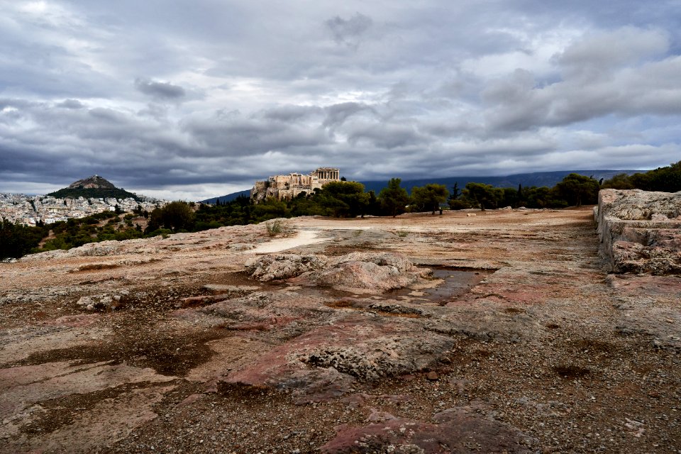 Remains of the Solar Clock of Meton on the Pnyx, 20 September 2019