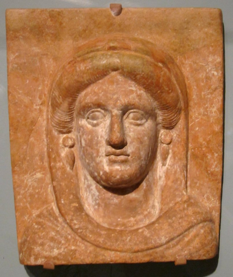 Relief Plaque with Bust of Female Figure, Greece, Myrina, 4th century BCE, HAA