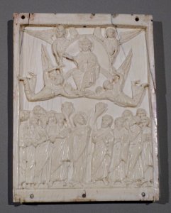 Relief with the Ascension of Christ, Eastern Roman Empire, 2nd half of the 11th century, ivory - Bode-Museum - DSC03490