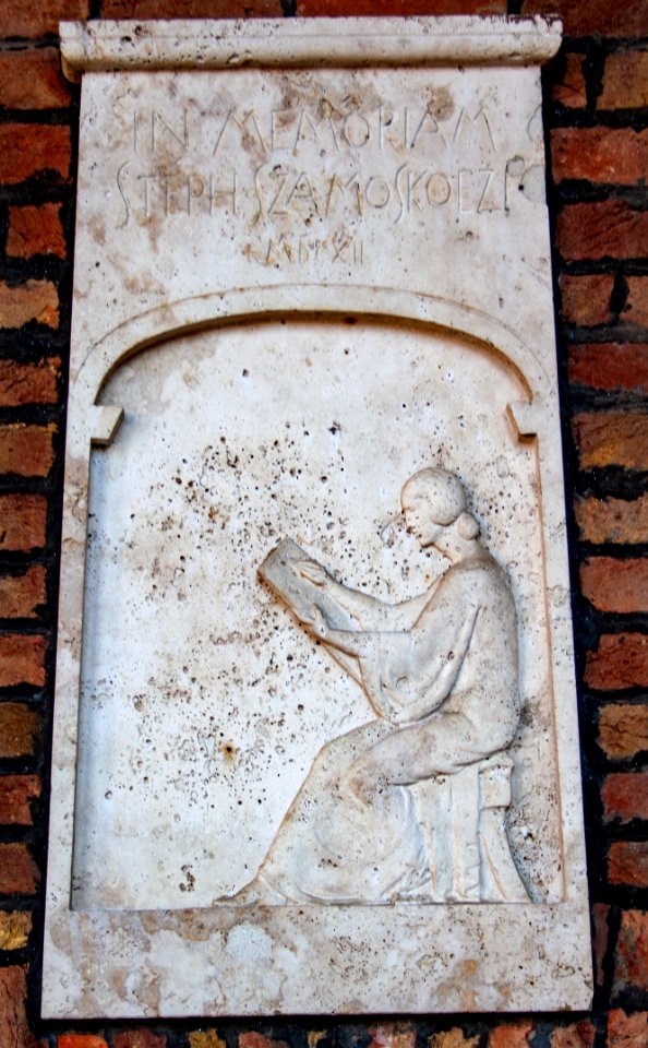 Relief of István Szamosközy in the Szeged Pantheon