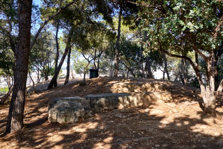 Remains of the Temple of Tyche on Ardettus Hill on June 5, 2020