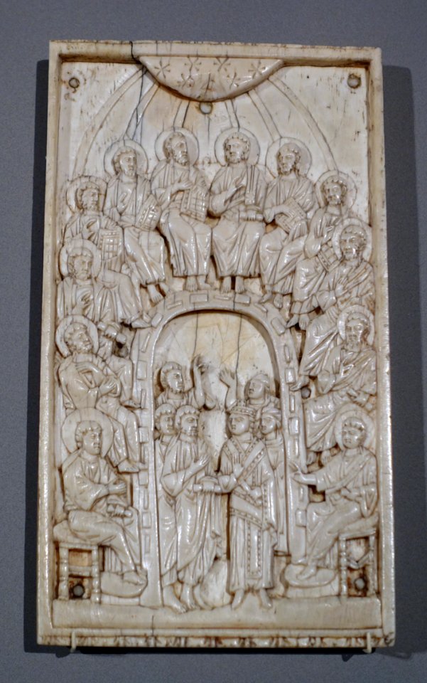 Relief with the Descent of the Holy, Eastern Roman Empire, 2nd half of the 11th century, ivory - Bode-Museum - DSC03491