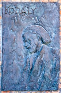 Relief of Zoltán Kodály in the Szeged Pantheon