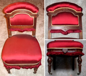Renaissance revival side chair attributed to the Herter Brothers